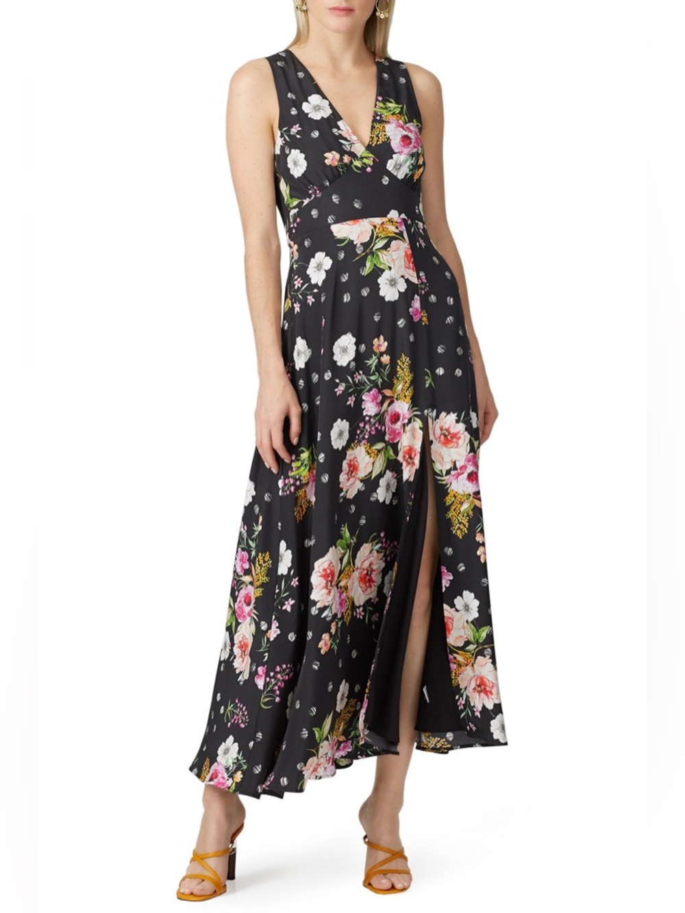 YUMI KIM
Black Floral Sasha Dress
Size LR